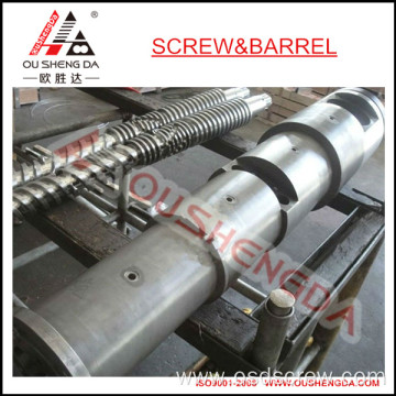 twin screw barrel/conical twin screw barrel/screw barrel for plastic extruder